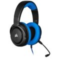 Corsair HS35 Casque Avec fil Arceau Jouer Noir, Bleu
