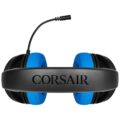 Corsair HS35 Casque Avec fil Arceau Jouer Noir, Bleu