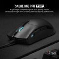 Corsair SABRE RGB PRO souris Droitier USB Type-A Optique 18000 DPI