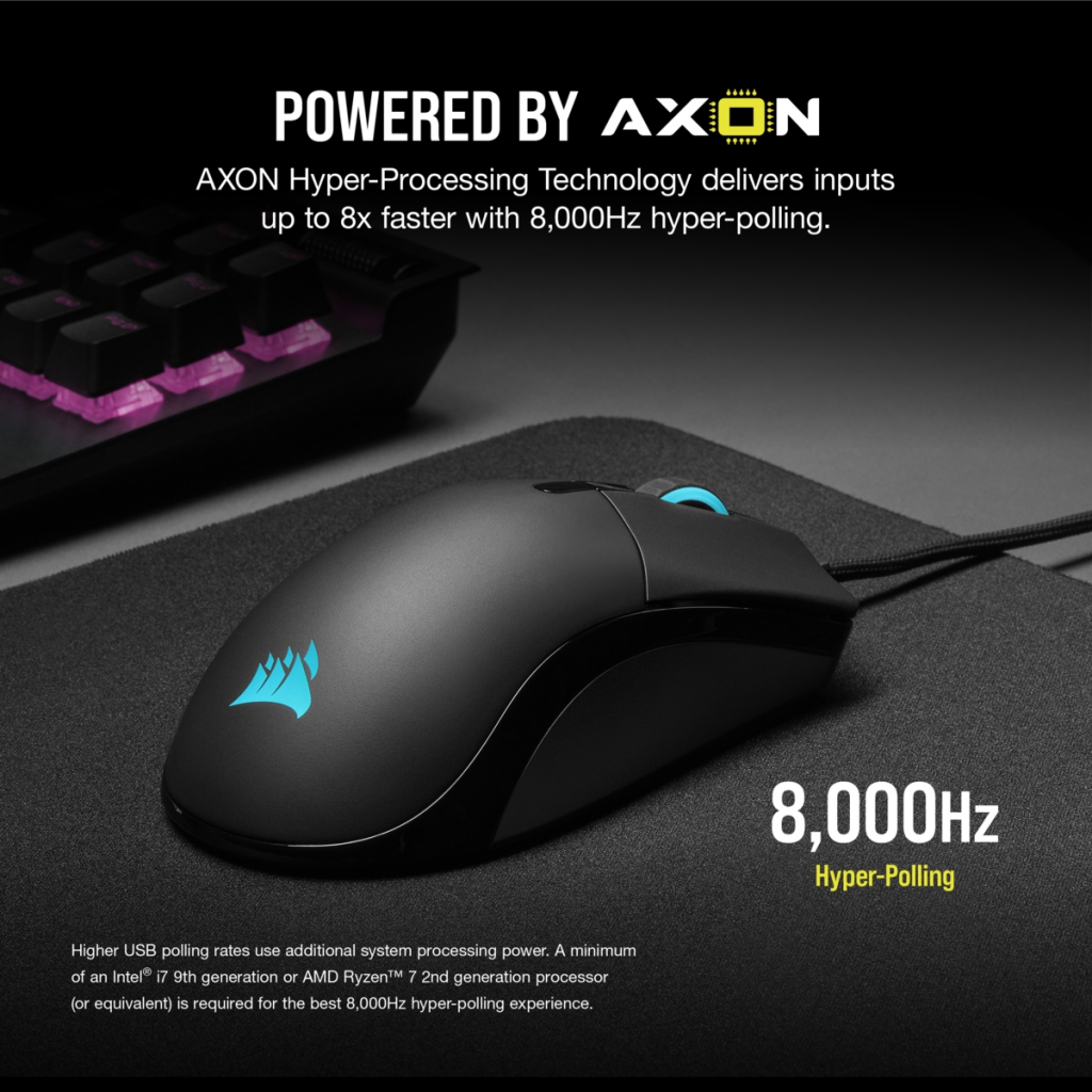 Corsair SABRE RGB PRO souris Droitier USB Type-A Optique 18000 DPI Corsair SABRE RGB PRO souris Droitier USB Type-A Optique 18000 DPI