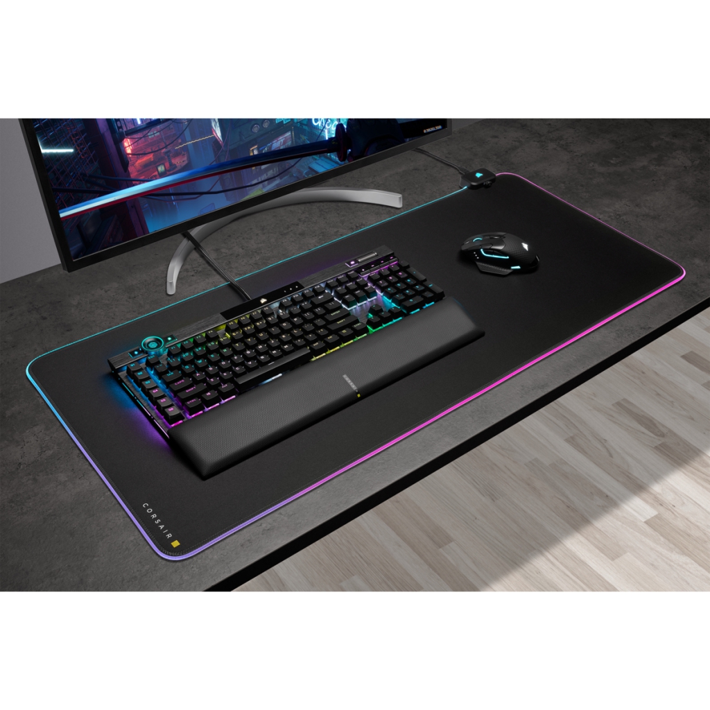 Corsair MM700 RGB Tapis de souris de jeu Noir Corsair MM700 RGB Tapis de souris de jeu Noir
