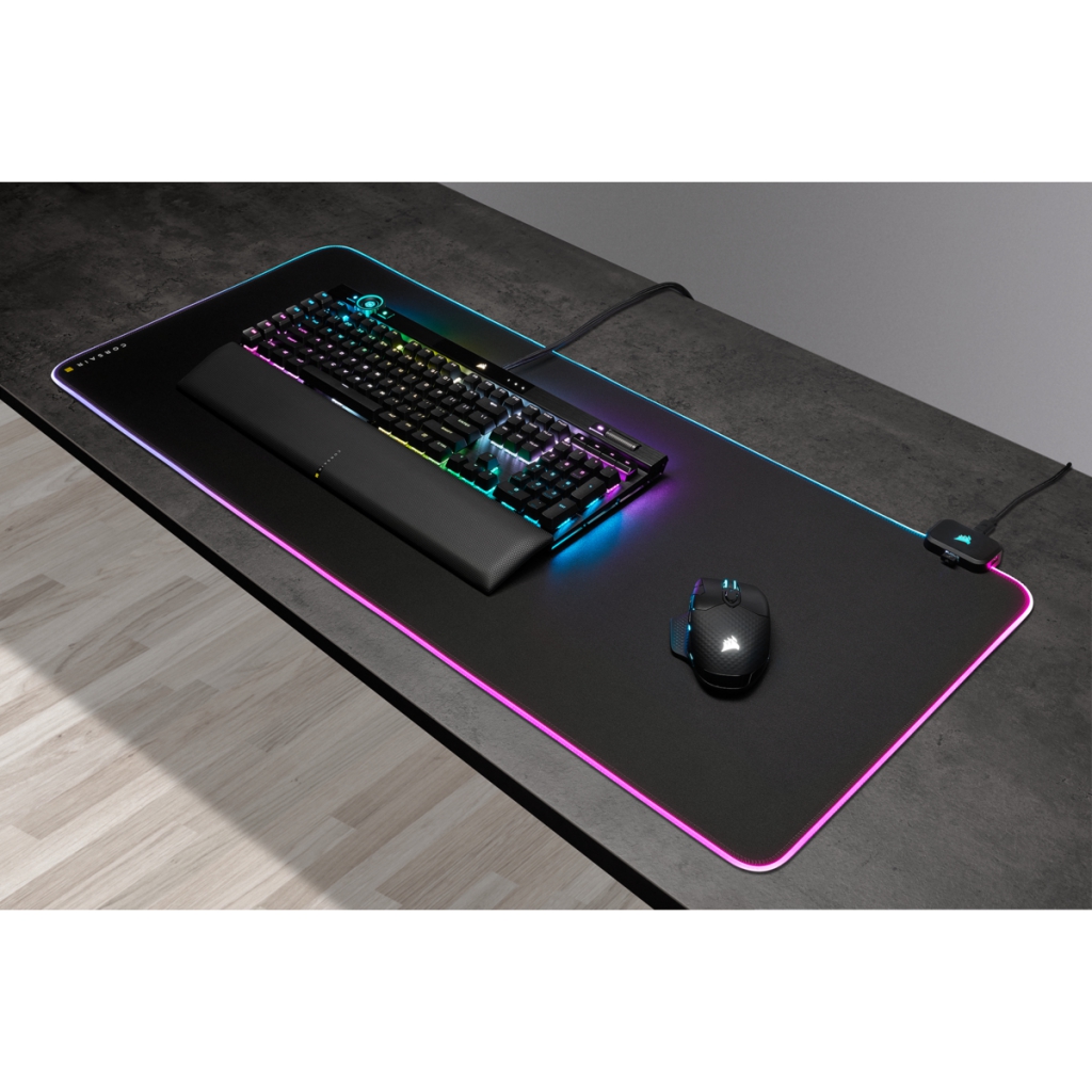 Corsair MM700 RGB Tapis de souris de jeu Noir Corsair MM700 RGB Tapis de souris de jeu Noir