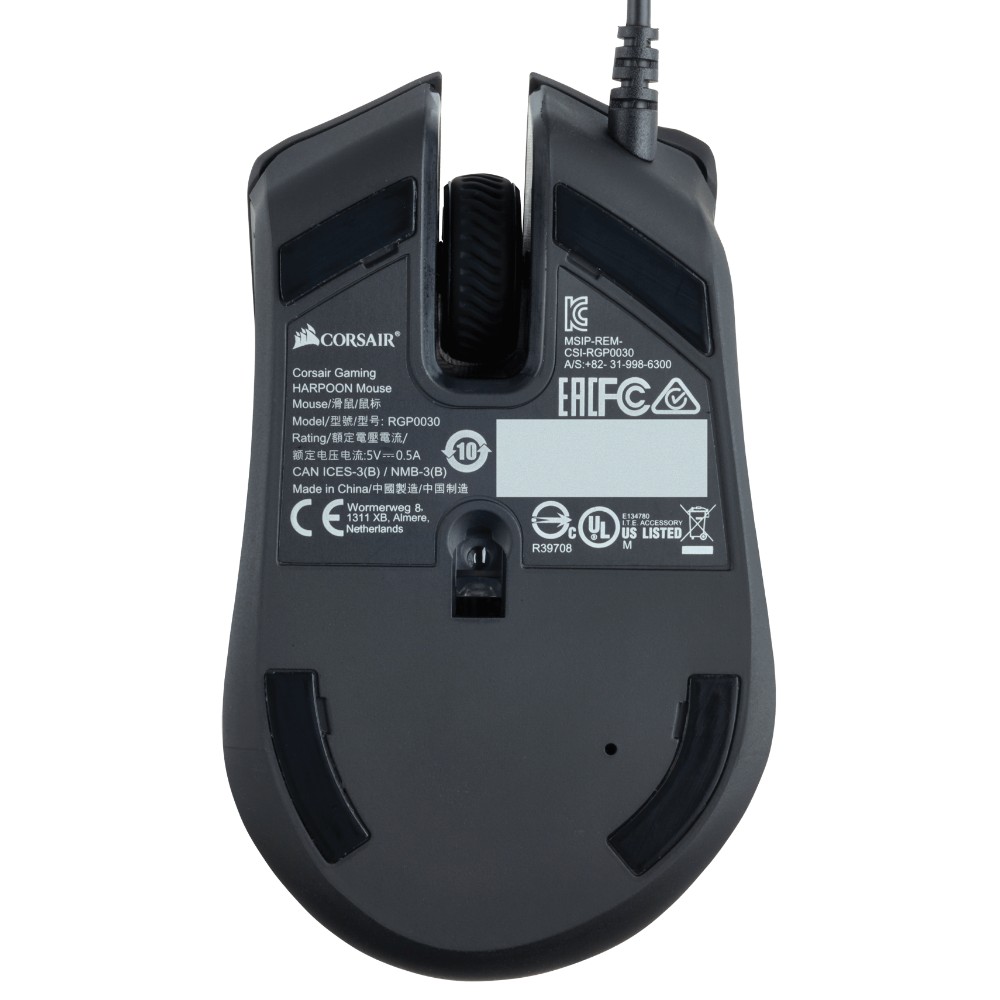 Corsair IRONCLAW RGB souris Droitier RF Wireless + Bluetooth + USB Type-A Optique 18000 DPI Corsair IRONCLAW RGB souris Droitier RF Wireless + Bluetooth + USB Type-A Optique 18000 DPI