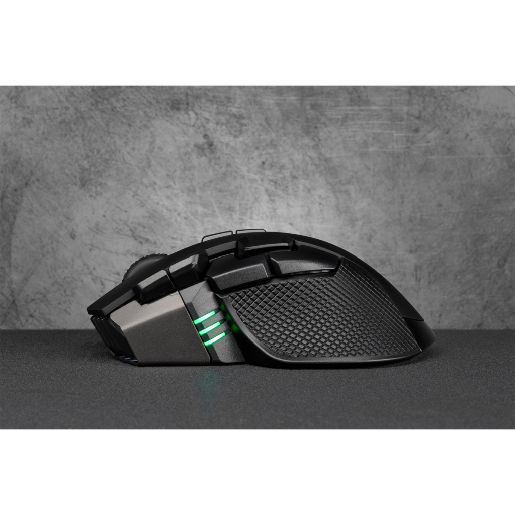 Corsair IRONCLAW RGB souris Droitier RF Wireless + Bluetooth + USB Type-A Optique 18000 DPI Corsair IRONCLAW RGB souris Droitier RF Wireless + Bluetooth + USB Type-A Optique 18000 DPI