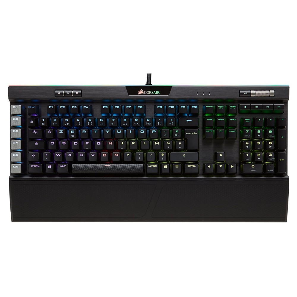 Corsair K95 RGB Platinum clavier USB AZERTY Français Noir Corsair K95 RGB Platinum clavier USB AZERTY Français Noir