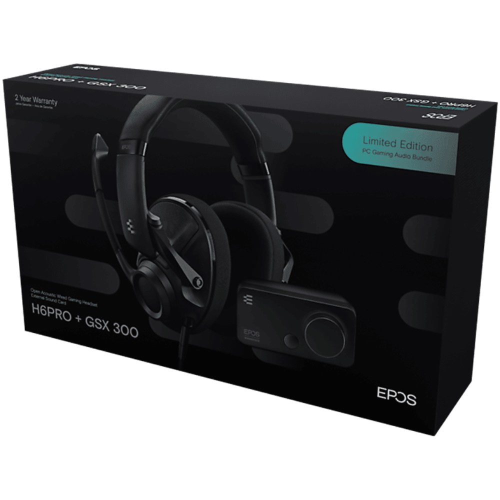 Pack : Casque gaming filaire H6 Pro + Carte son externe GSX 300 Pack : Casque gaming filaire H6 Pro + Carte son externe GSX 300