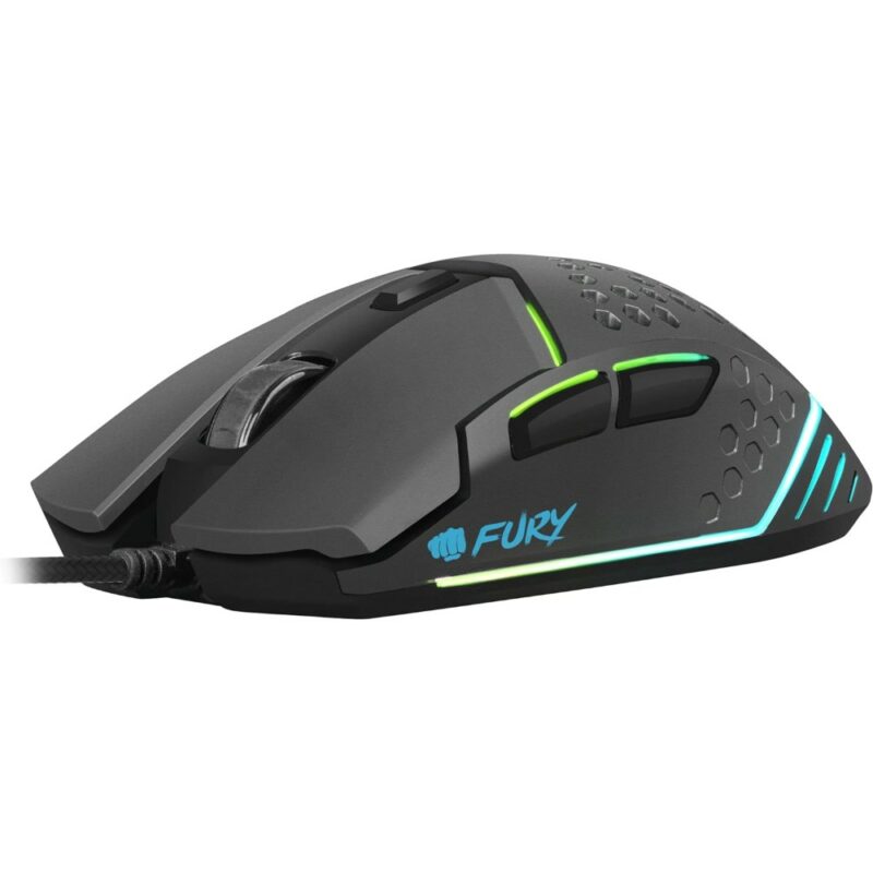 Souris gaming optique filaire Battler 6400 DPI - Noir RVB
