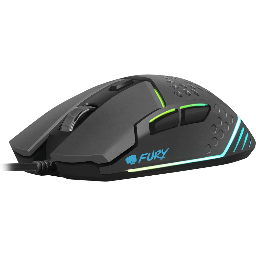 Souris gaming optique filaire Battler 6400 DPI - Noir RVB Souris gaming optique filaire Battler 6400 DPI - Noir RVB