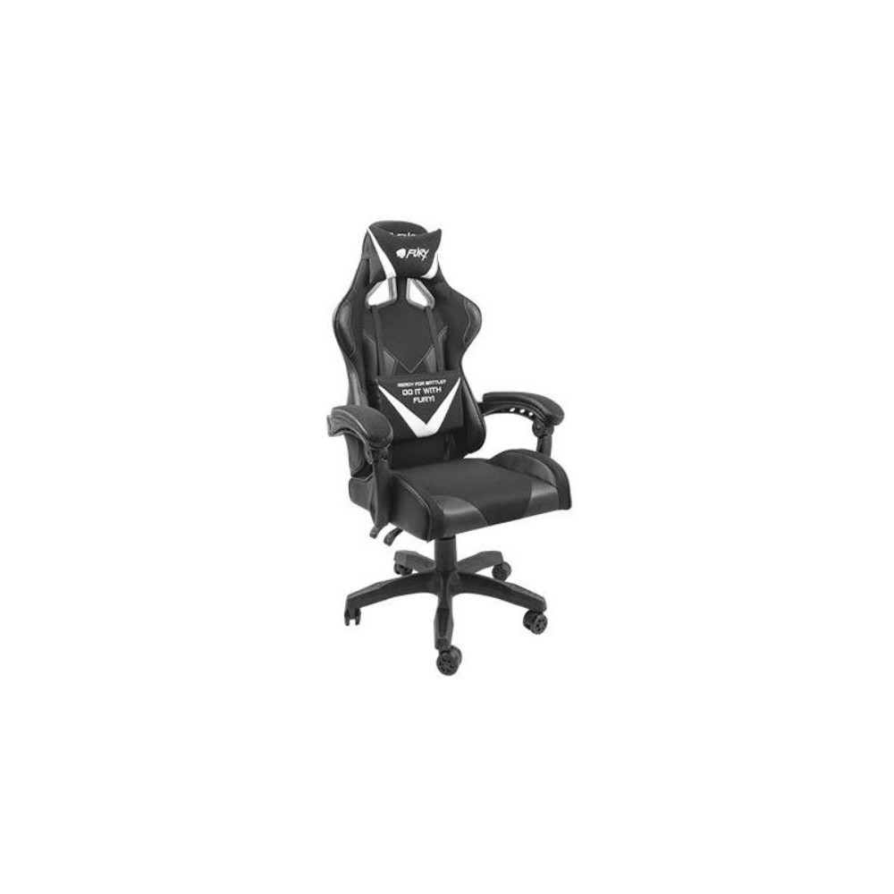 FURY AVENGER L BLACK -WHITE SIEGE GAMING FURY AVENGER L BLACK -WHITE SIEGE GAMING
