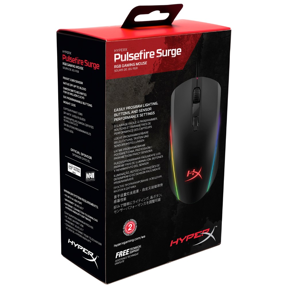 PULSEFIRE SURGE RGB PULSEFIRE SURGE RGB HX-MC002 PULSEFIRE SURGE RGB PULSEFIRE SURGE RGB HX-MC002