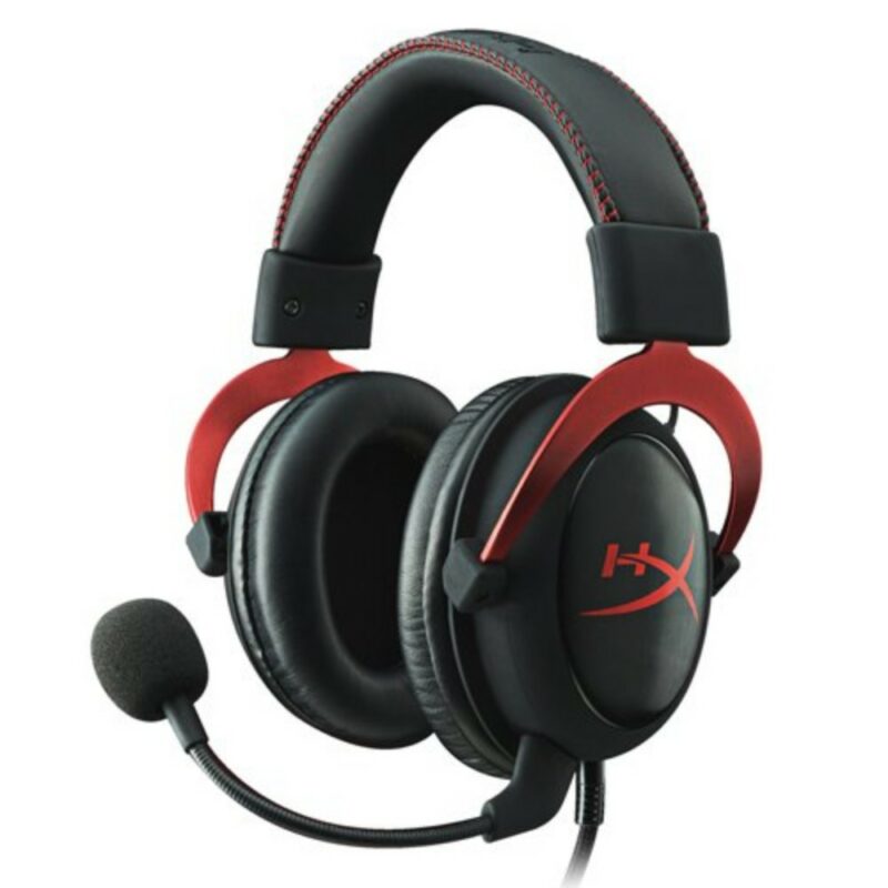 Casque gaming Cloud II filaire multi-plateformes - Noir & Rouge