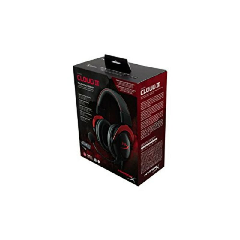 Casque gaming Cloud II filaire multi-plateformes - Noir & Rouge