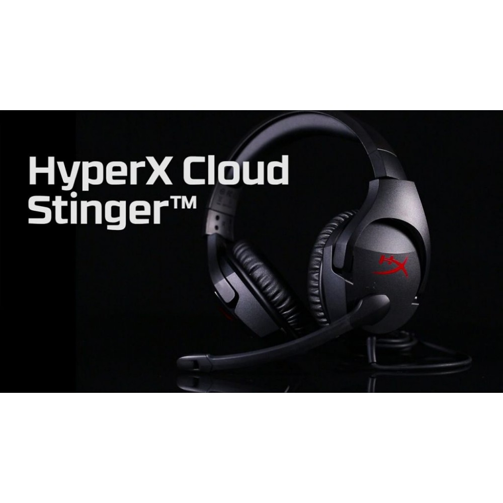 Casque gaming filaire Cloud Stinger pour PC / PS4 / Xbox One - Noir Casque gaming filaire Cloud Stinger pour PC / PS4 / Xbox One - Noir