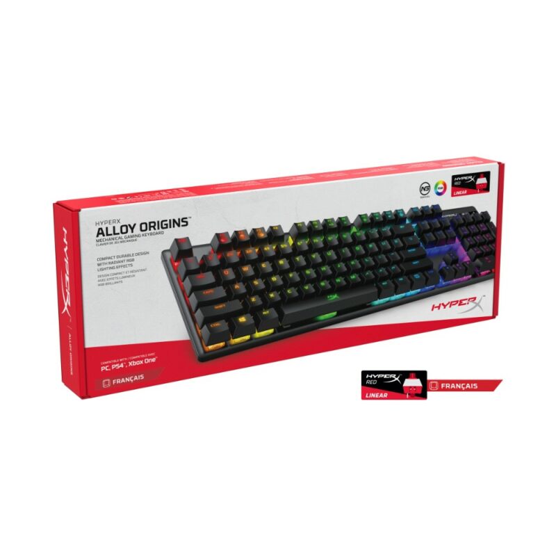 Clavier gaming mécanique Alloy Origins - Rouge