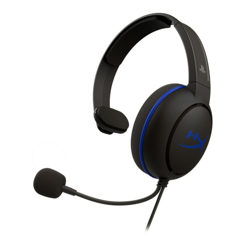 Casque gaming Cloud Chat pour PS4 - Noir & Bleu
