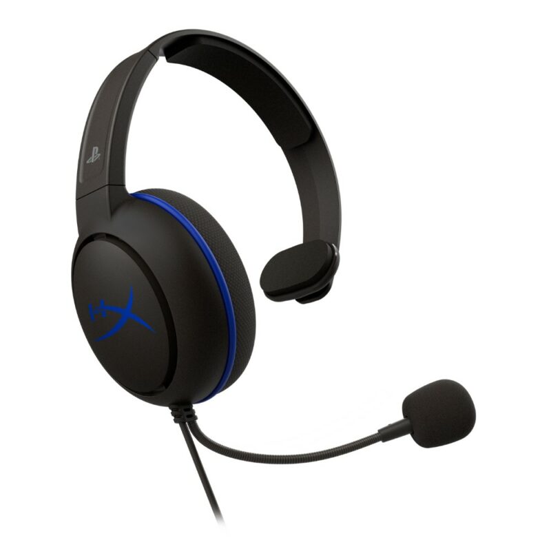 Casque gaming Cloud Chat pour PS4 - Noir & Bleu