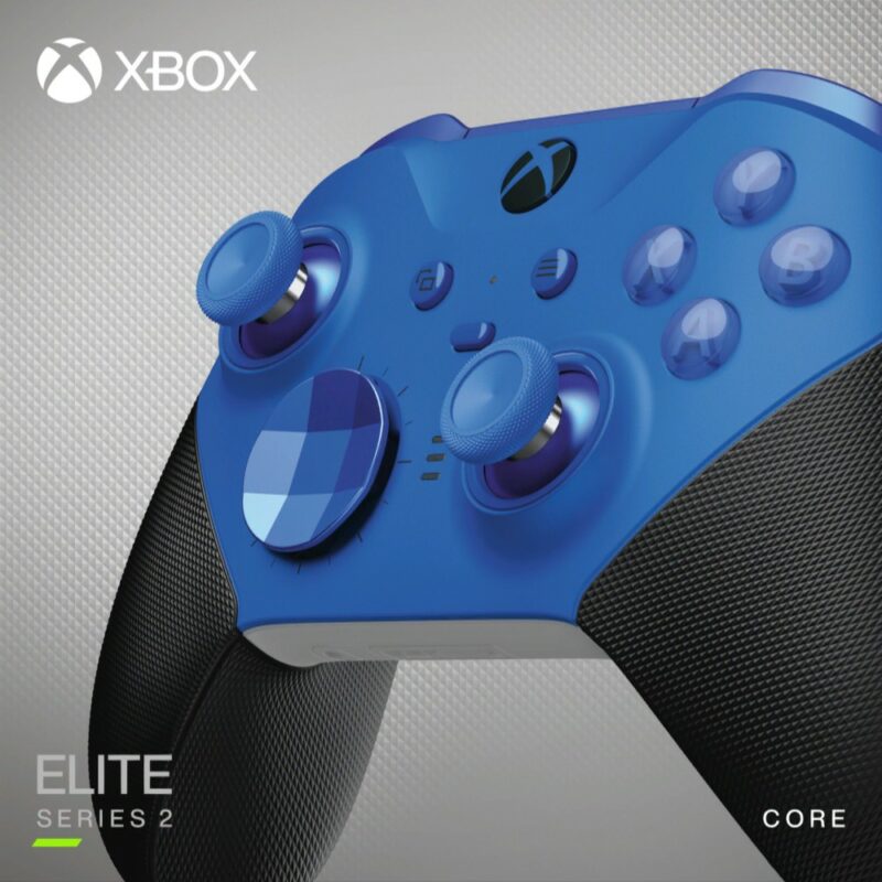 Manette de jeu Xbox sans fil Elite Series 2 Core - Noir & Bleu