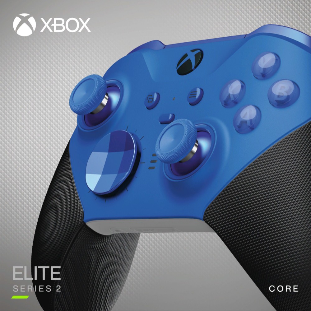 Manette de jeu Xbox sans fil Elite Series 2 Core - Noir & Bleu Manette de jeu Xbox sans fil Elite Series 2 Core - Noir & Bleu