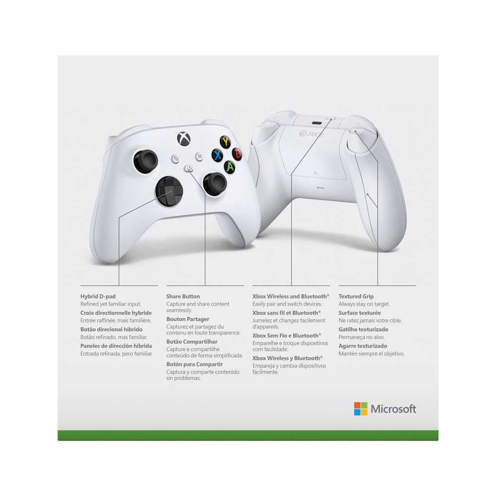 Manette de jeu Xbox sans fil v2 - Blanc Manette de jeu Xbox sans fil v2 - Blanc