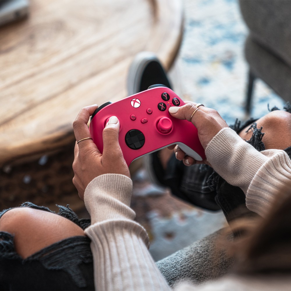 Manette de jeu Xbox sans fil v2 - Rose (Deep Pink) Manette de jeu Xbox sans fil v2 - Rose (Deep Pink)