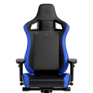 Siège gaming Epic Compact - Noir carbone & Bleu Siège gaming Epic Compact - Noir carbone & Bleu
