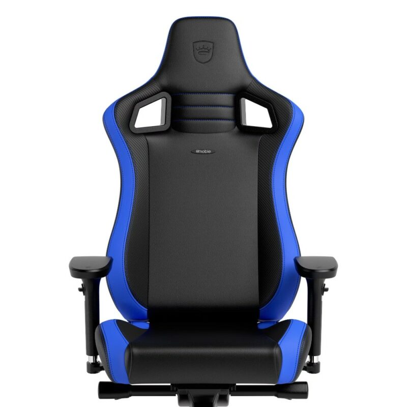 Siège gaming Epic Compact - Noir carbone & Bleu
