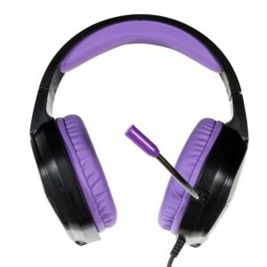 Casque-micro gaming CM-5 pour PC / PS4 / PS5 / Xbox / Nintendo Switch - Noir & Violet Casque-micro gaming CM-5 pour PC / PS4 / PS5 / Xbox / Nintendo Switch - Noir & Violet