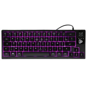 Clavier gaming filaire CA-50 rétroéclairé à membrane TKL