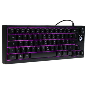 Clavier gaming filaire CA-50 rétroéclairé à membrane TKL