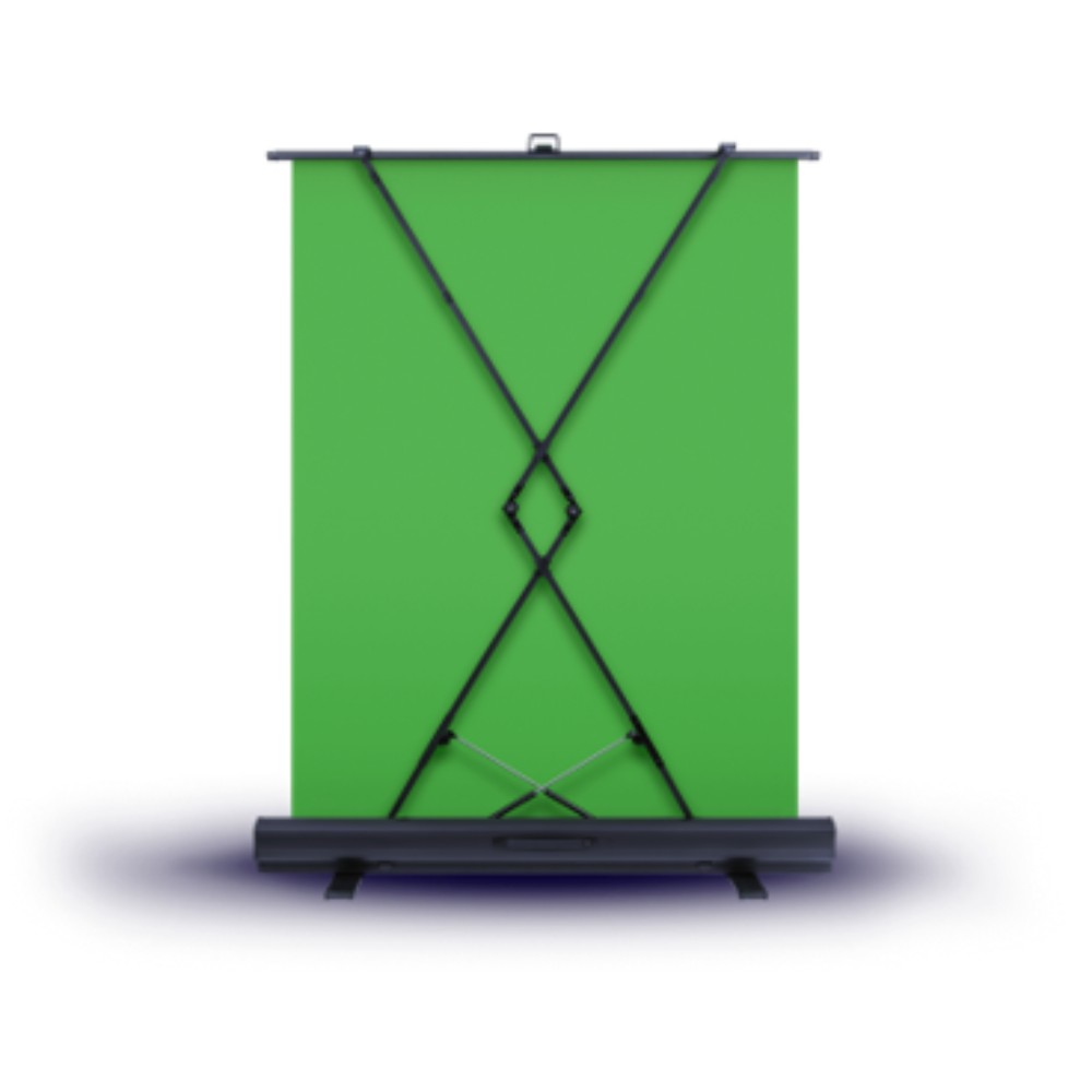 Fond vert gaming/streaming rétractable Supreme - Taille XL Fond vert gaming/streaming rétractable Supreme - Taille XL