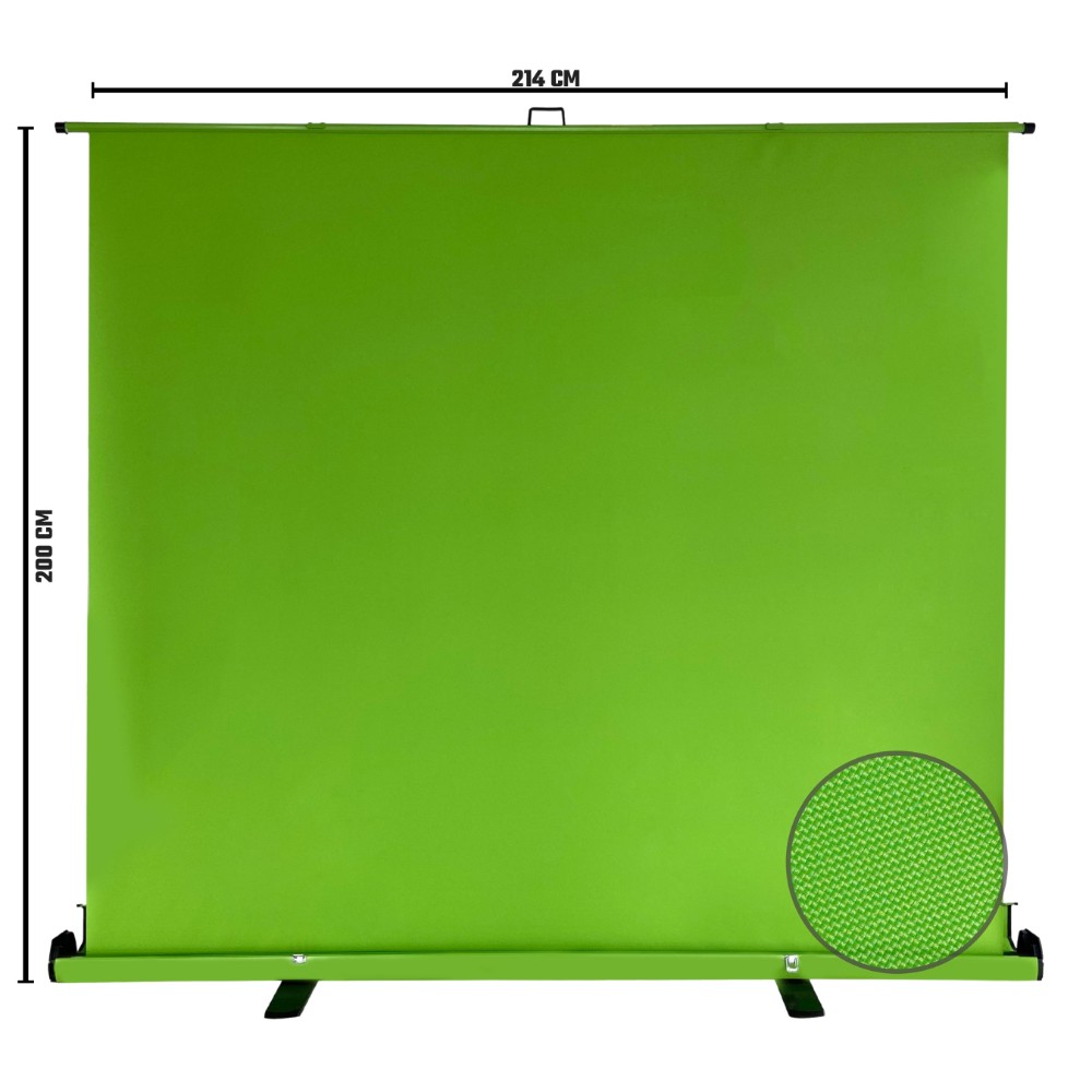 Fond vert v2 gaming & streaming - Taille XL Fond vert v2 gaming & streaming - Taille XL