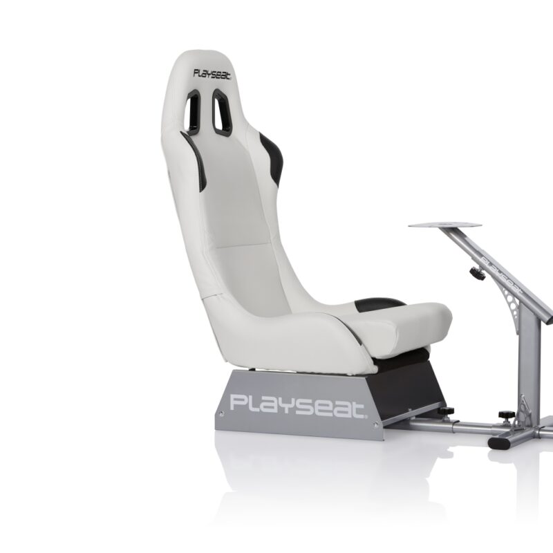 Siège gaming SimRace rembourré universel Evolution - Blanc