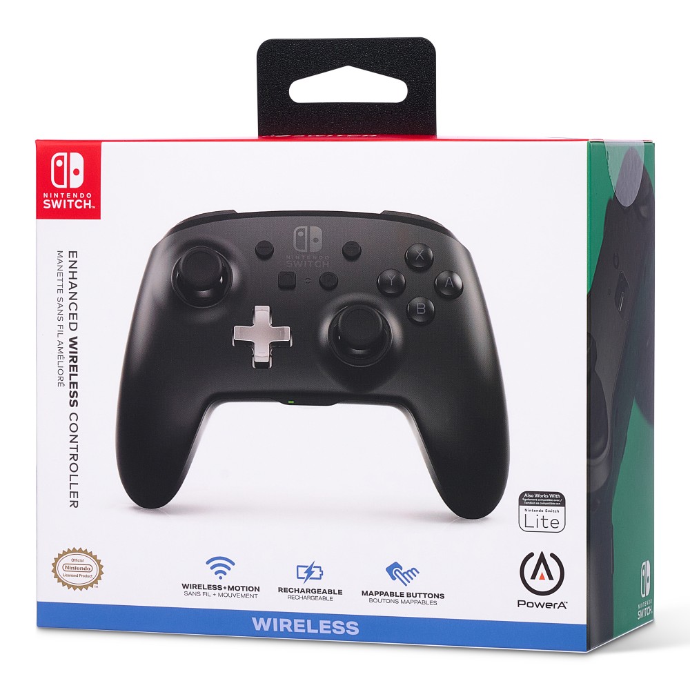 Manette de jeu sans fil pour Nintendo Switch - Noir Manette de jeu sans fil pour Nintendo Switch - Noir