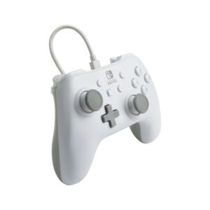 Manette de jeu filaire pour Nintendo Switch - Blanc Mat Manette de jeu filaire pour Nintendo Switch - Blanc Mat