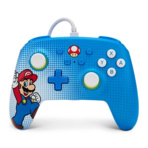 Manette de jeu filaire édition Mario Pop Art pour Nintendo Switch Manette de jeu filaire édition Mario Pop Art pour Nintendo Switch
