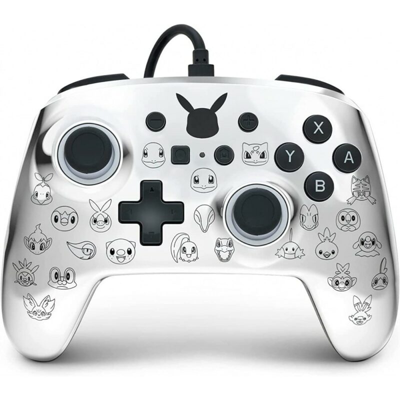Manette de jeu filaire édition Pokémon Pikachu 25ème anniversaire pour Nintendo Switch