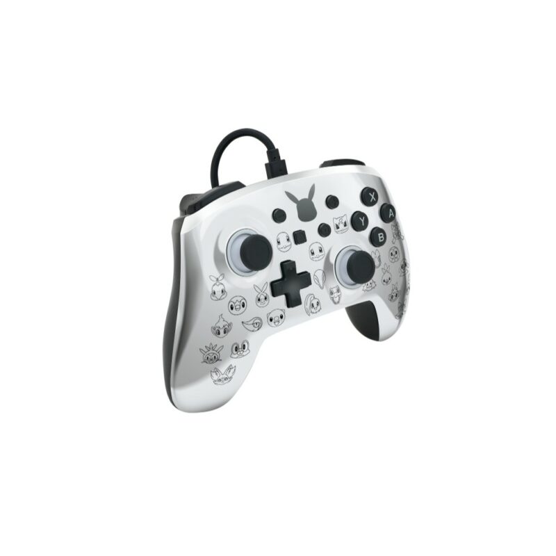Manette de jeu filaire édition Pokémon Pikachu 25ème anniversaire pour Nintendo Switch