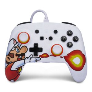 Manette de jeu filaire édition Mario Fireball pour Nintendo Switch Manette de jeu filaire édition Mario Fireball pour Nintendo Switch