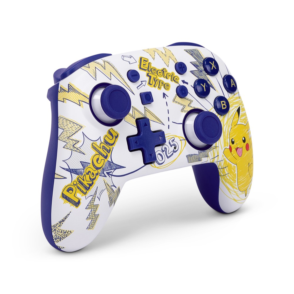 Manette de jeu sans fil édition Pikachu School Days pour Nintendo Switch Manette de jeu sans fil édition Pikachu School Days pour Nintendo Switch