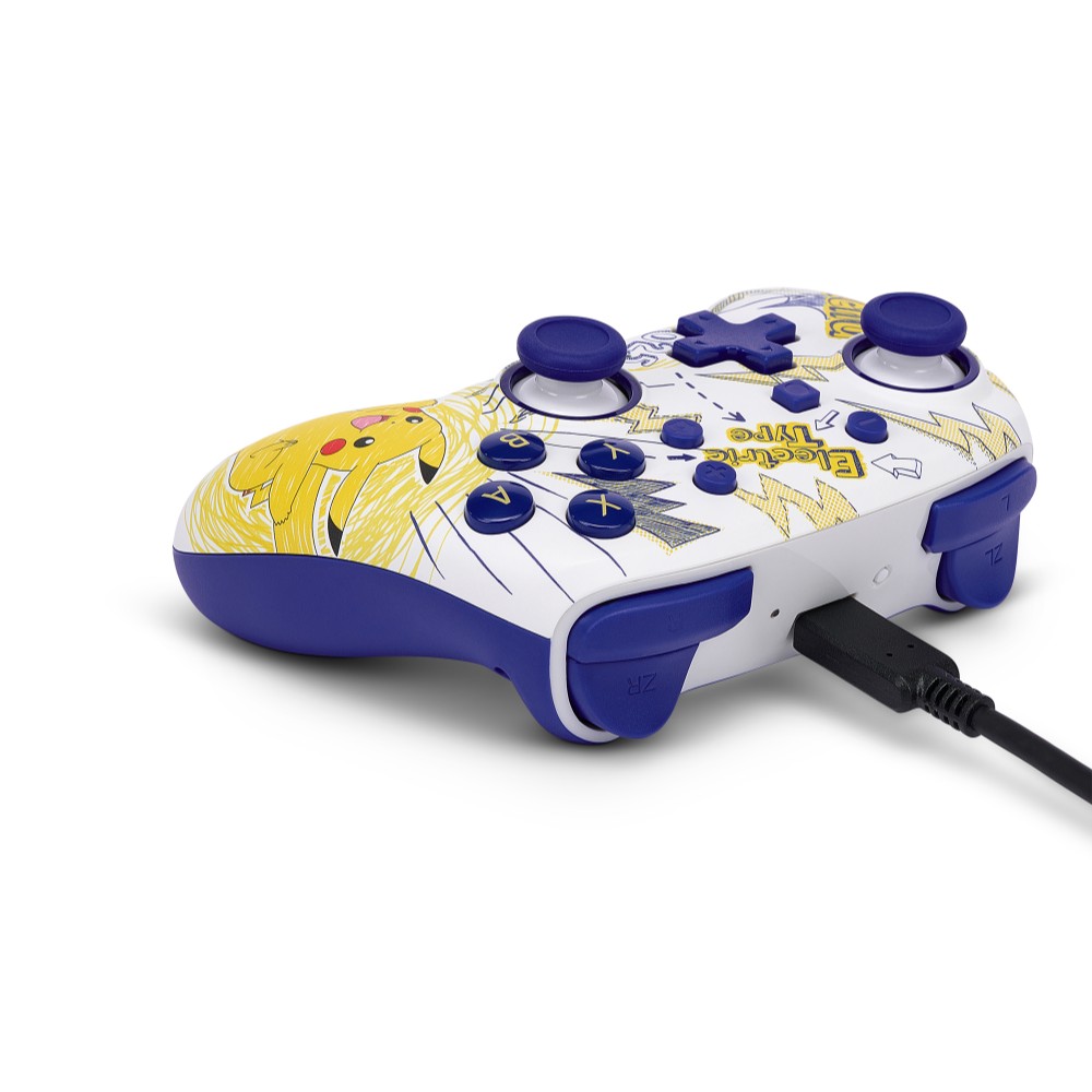 Manette de jeu sans fil édition Pikachu School Days pour Nintendo Switch Manette de jeu sans fil édition Pikachu School Days pour Nintendo Switch