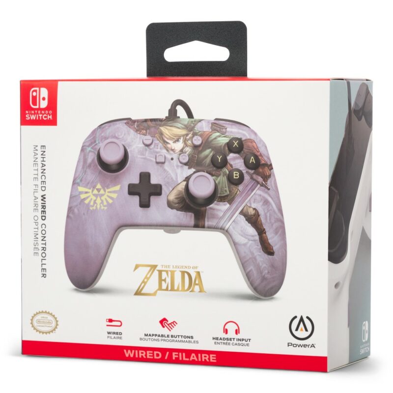 Manette de jeu filaire édition Legend Of Zelda pour Nintendo Switch