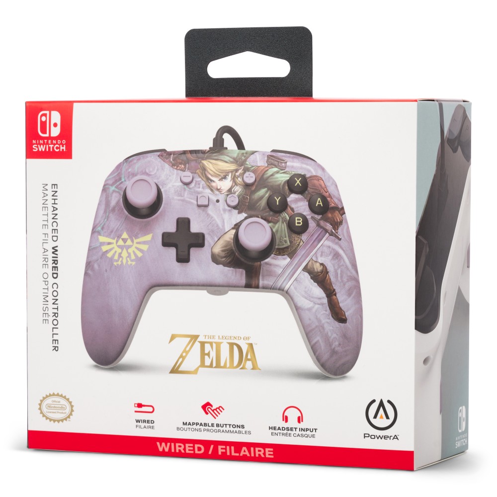 Manette de jeu filaire édition Legend Of Zelda pour Nintendo Switch Manette de jeu filaire édition Legend Of Zelda pour Nintendo Switch