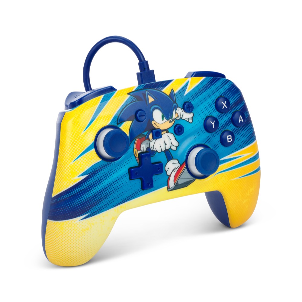 Manette de jeu filaire édition Sonic Boost pour Nintendo Switch Manette de jeu filaire édition Sonic Boost pour Nintendo Switch