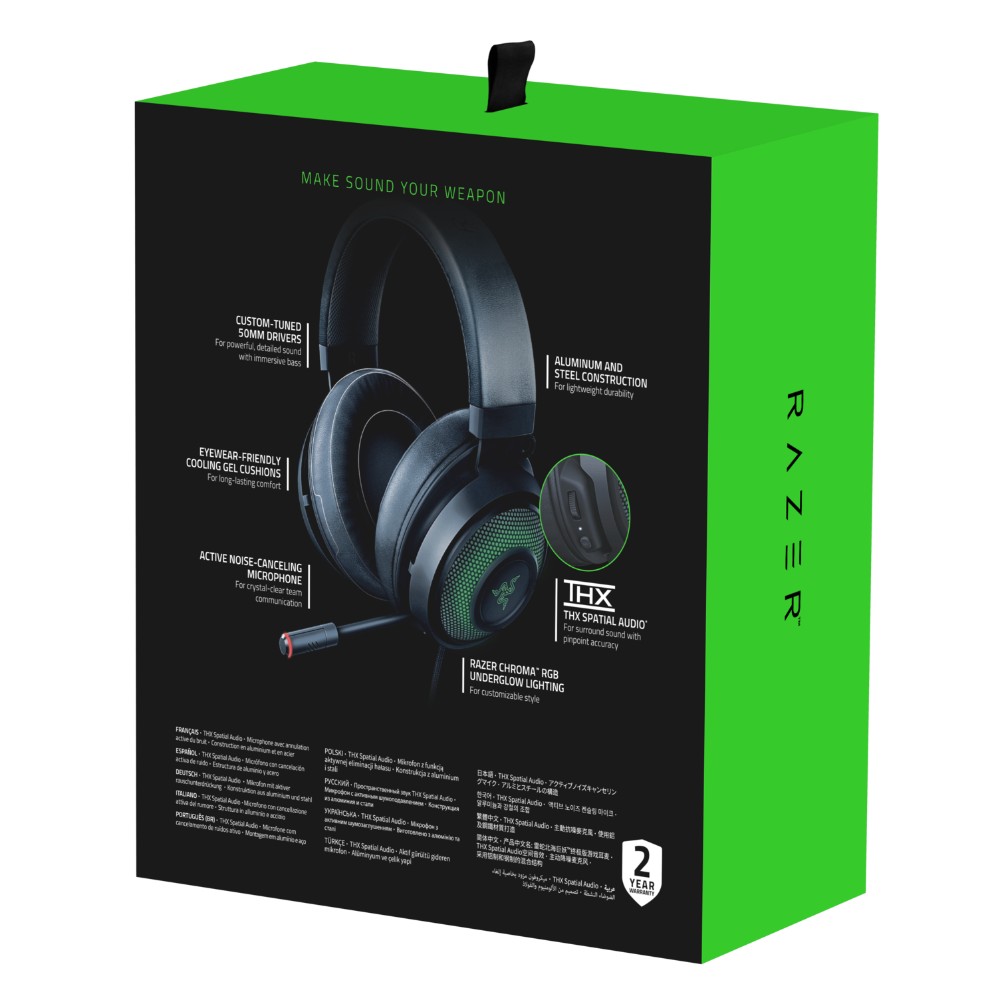 Razer Kraken Ultimate Casque Avec fil Arceau Jouer Noir Razer Kraken Ultimate Casque Avec fil Arceau Jouer Noir