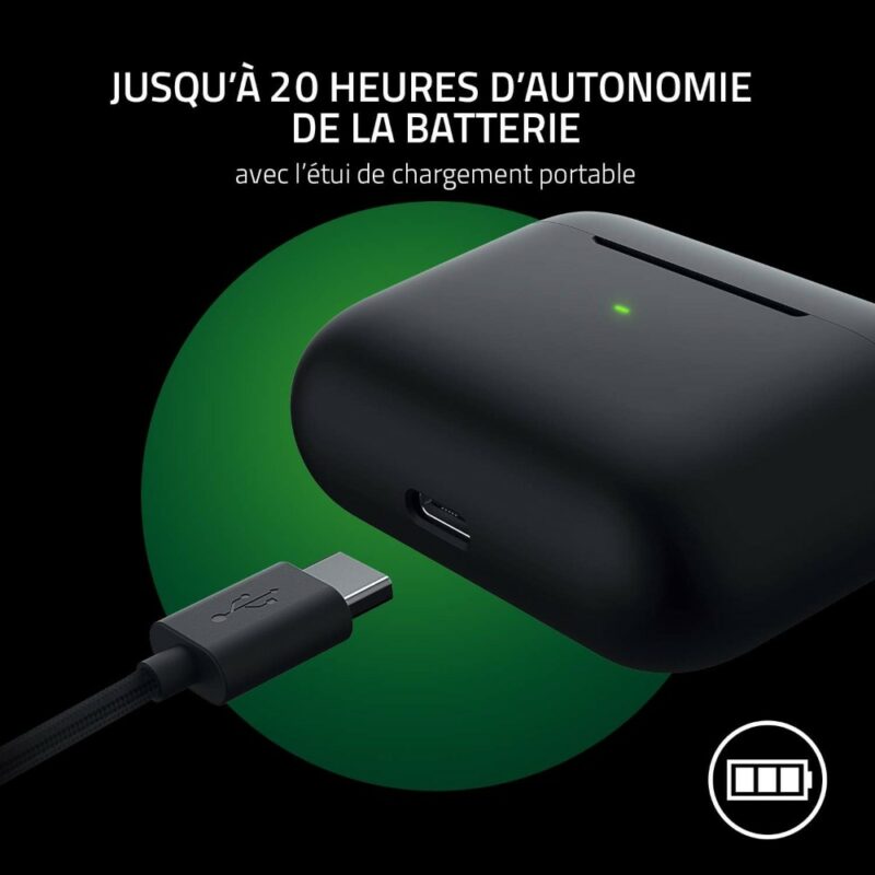 Ecouteurs sans fil Hammerhead True Wireless Pro - Noir