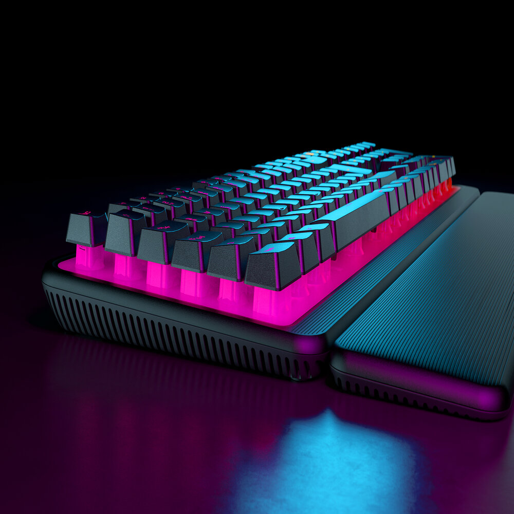 Clavier gaming Azerty filaire à membrane - Noir Magma RVG Clavier gaming Azerty filaire à membrane - Noir Magma RVG