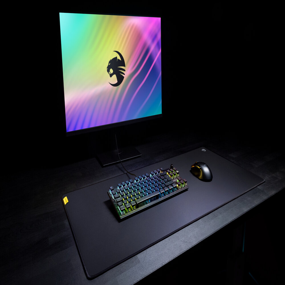 Tapis de souris gaming Sense Pro - Taille XXL - Noir Tapis de souris gaming Sense Pro - Taille XXL - Noir