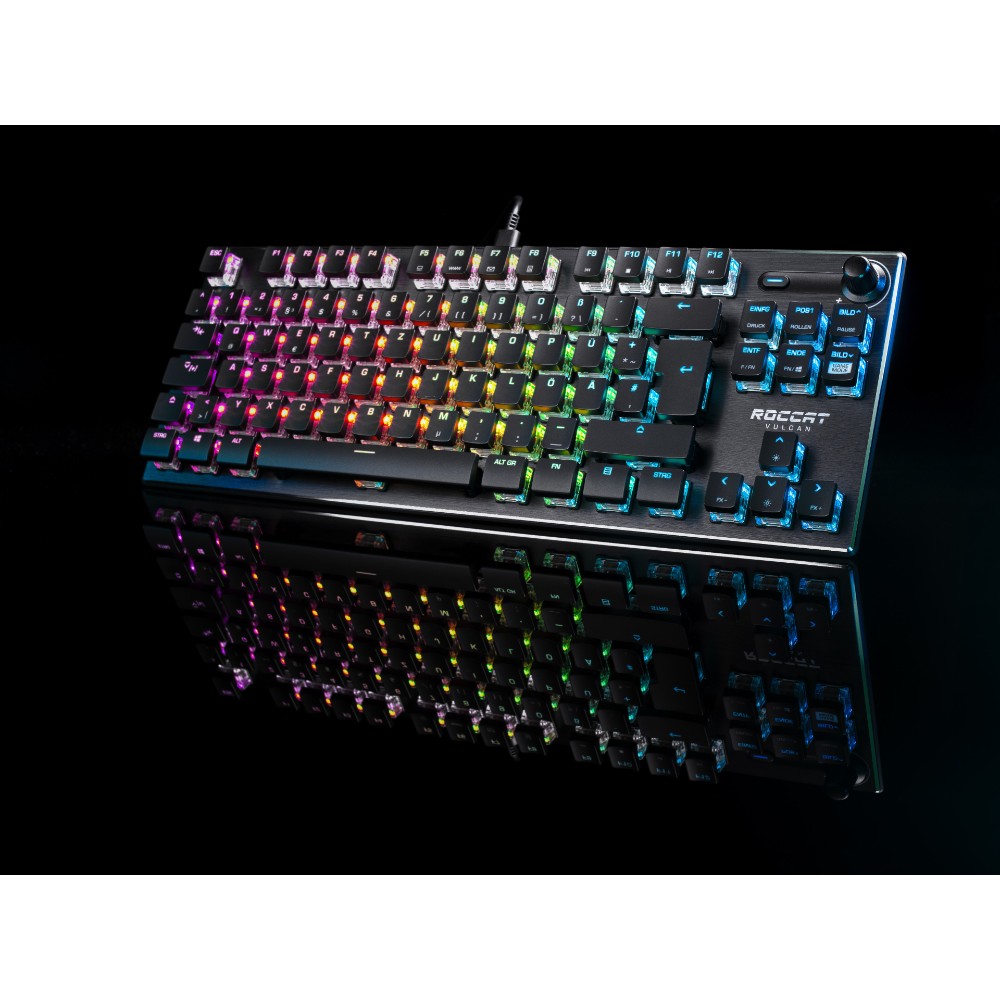 Clavier gaming français Vulcan TKL AIMO avec roulette de volume Clavier gaming français Vulcan TKL AIMO avec roulette de volume