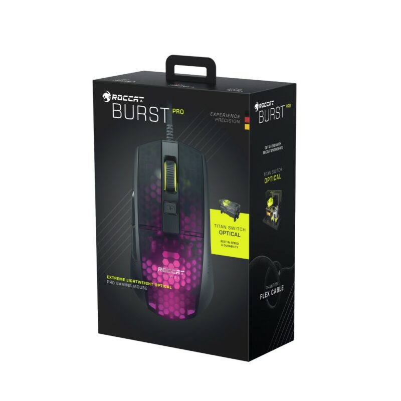 Souris optique gaming Burst Pro - Noir RVB