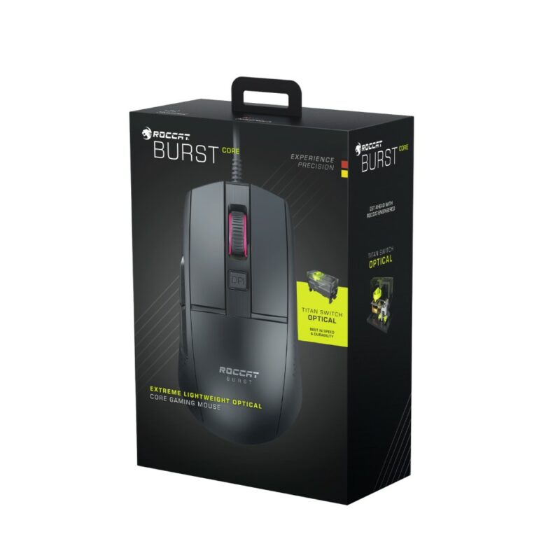 Souris gaming optique filaire Burst Core - Noir